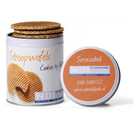 Stroopwafels in blik (10 stuks) - Topgiving